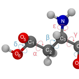 Aspartic acid molecule